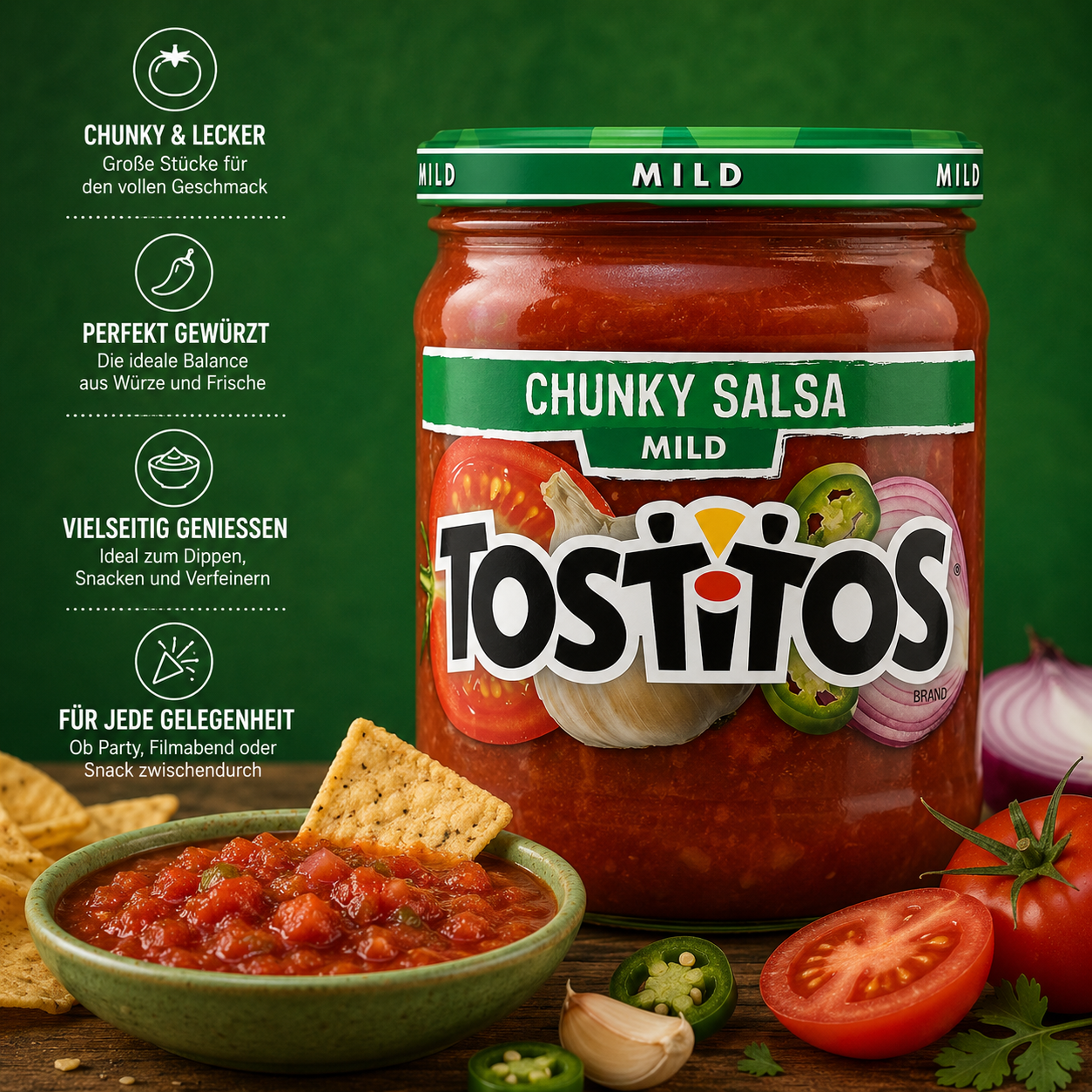 Tostitos - Chunky Salsa Dip "Mild" (439,4 g)