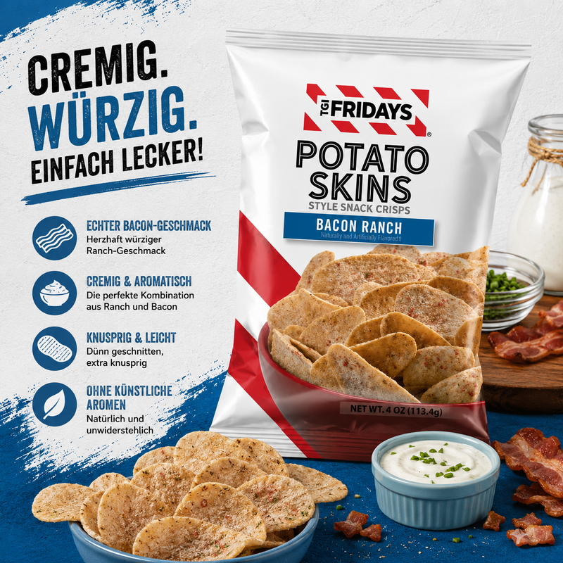 TGI Fridays - Potato Skins "Bacon Ranch" (113,4 g)