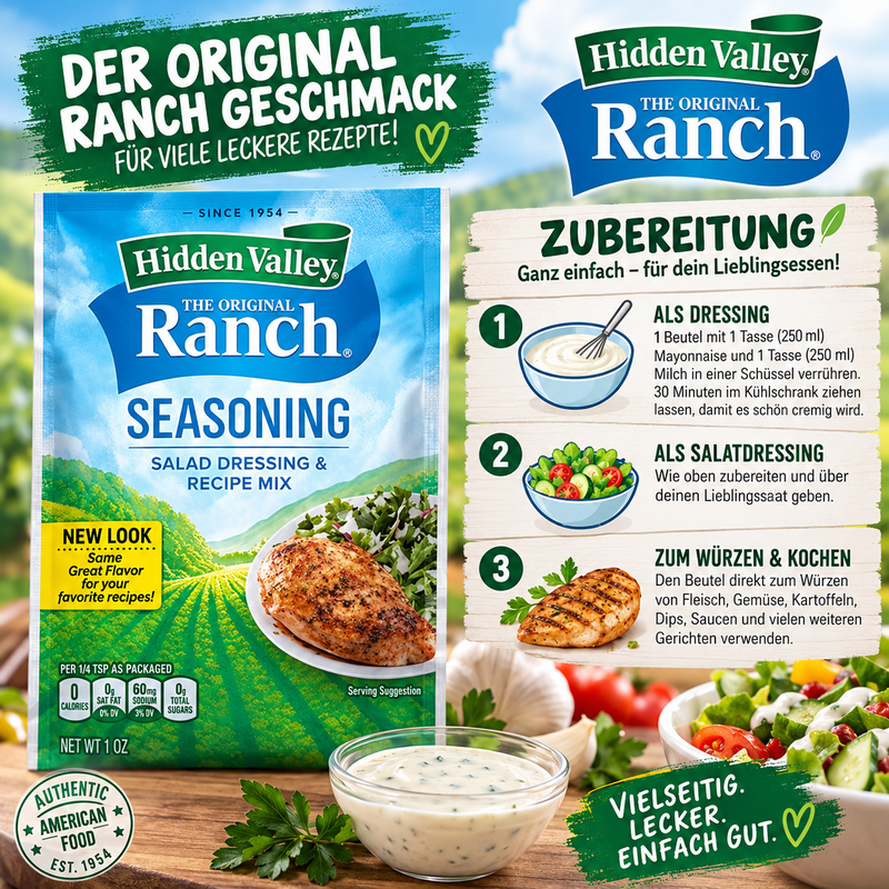 Hidden Valley - Salad Dressing & Seasoning Mix "Ranch" (28 g)