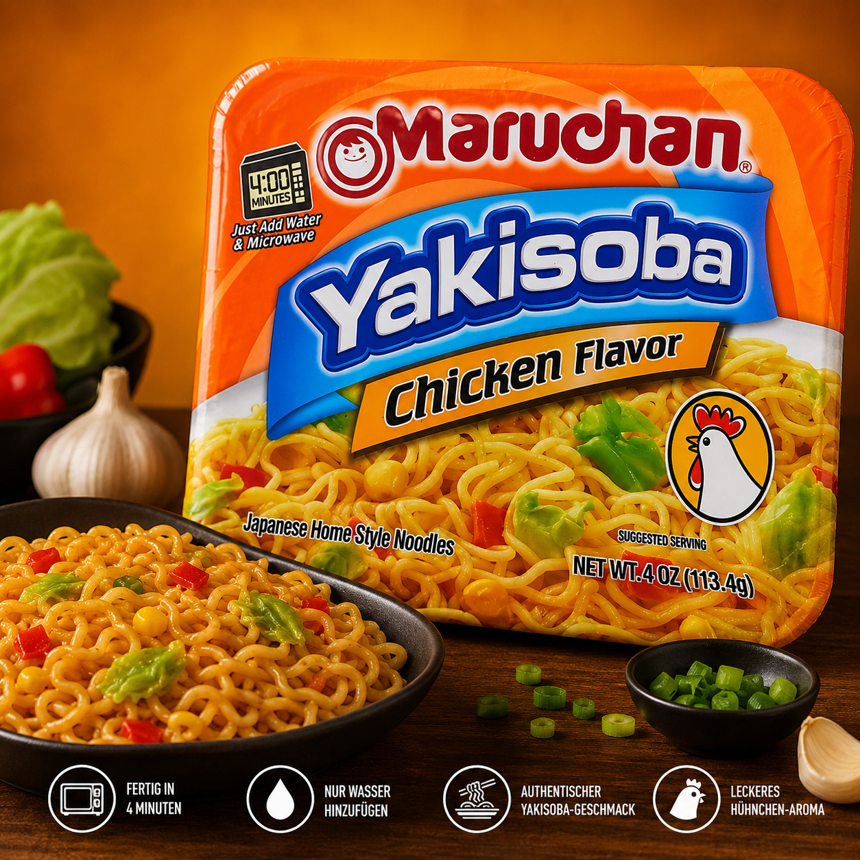 Maruchan - Yakisoba "Chicken Flavor" (113,4 g)
