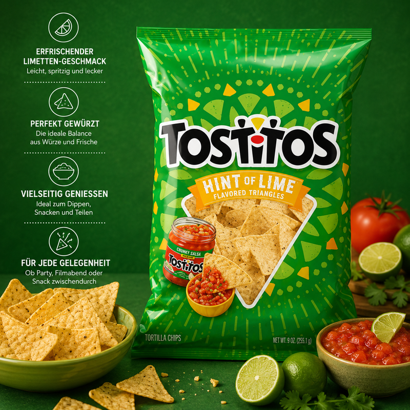 Tostitos - Tortilla Chips "Hint of Lime" (283,5g)