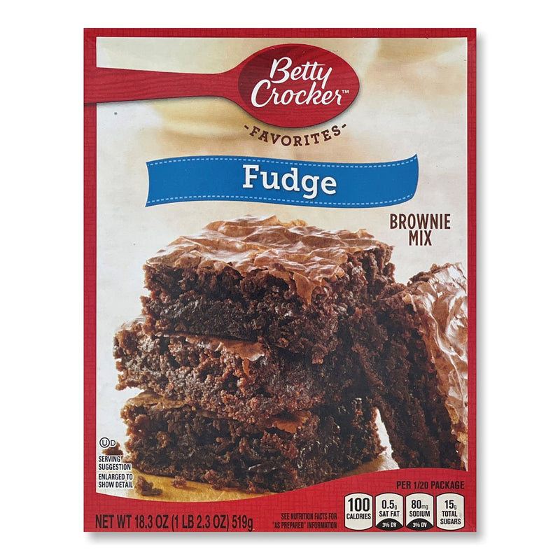 Betty Crocker - Brownie Mix "Fudge" (519 g)