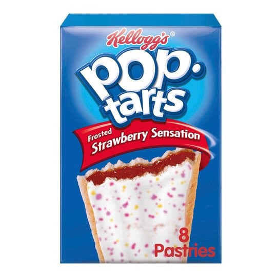 Kellogg's - Pop-Tarts "Frosted Strawberry Sensation" (384 g)