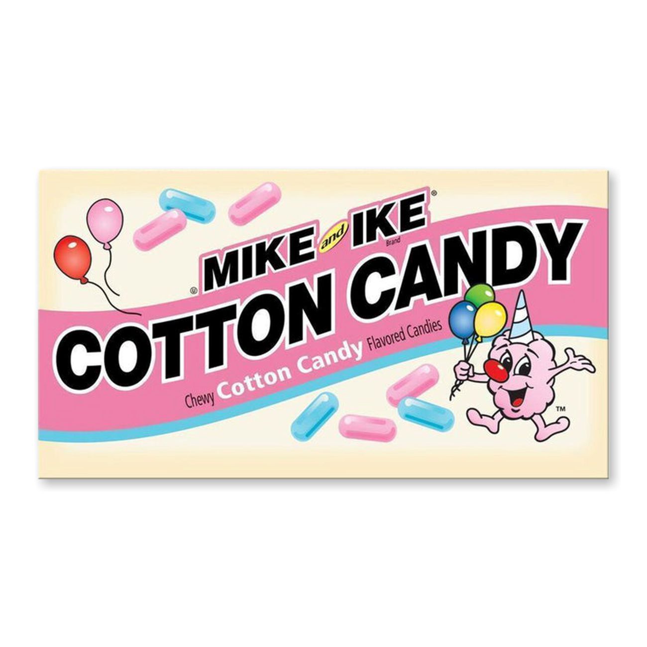 Mike and Ike - Chewy Flavored Candy "Cotton Candy" (120 g)