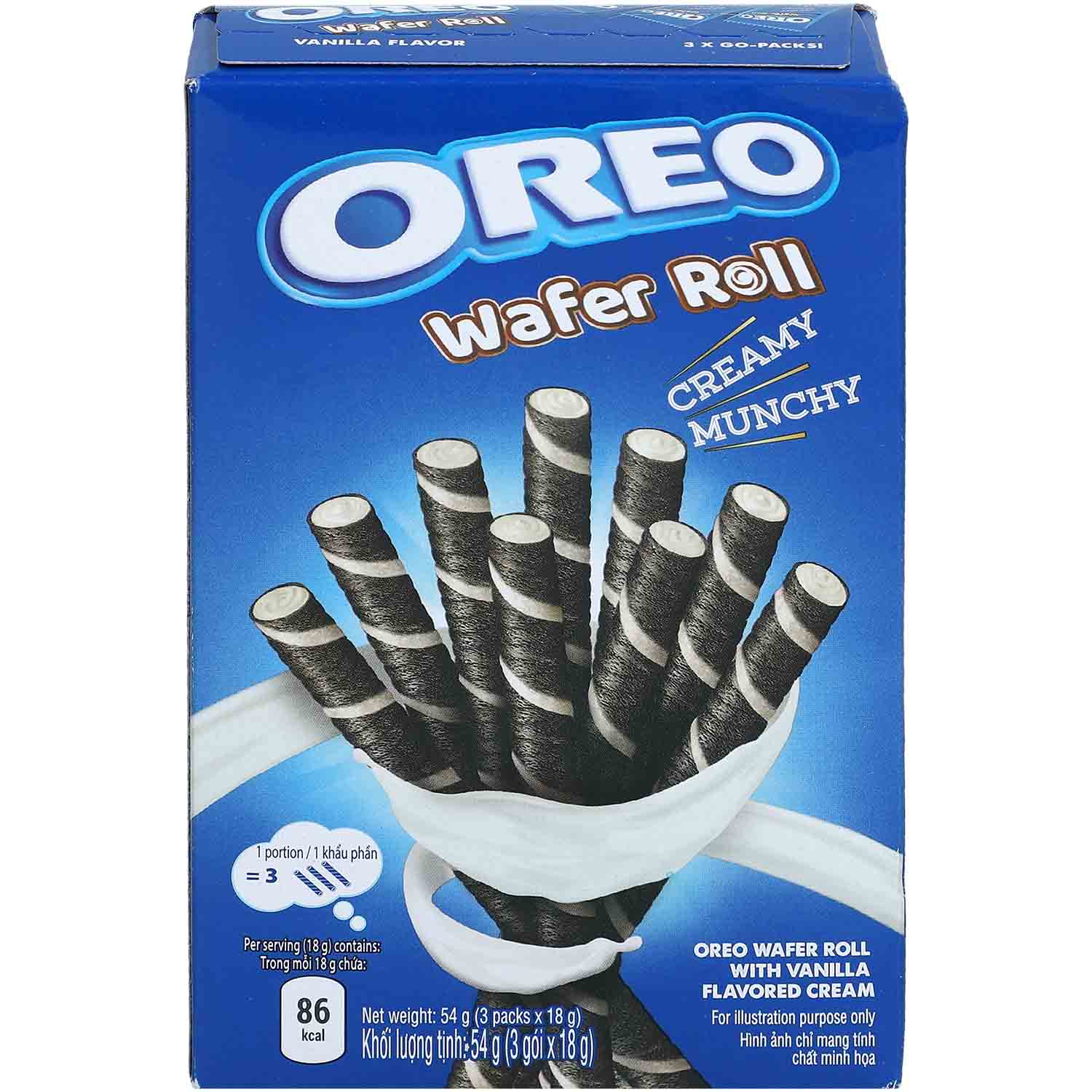 OREO - Wafer Rolls "Vanilla" (54 g)