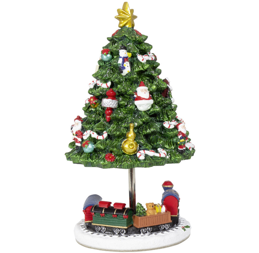 Mechanische Spieluhr - aufziehbar "Weihnachtsbaum" (ca. 20 cm)