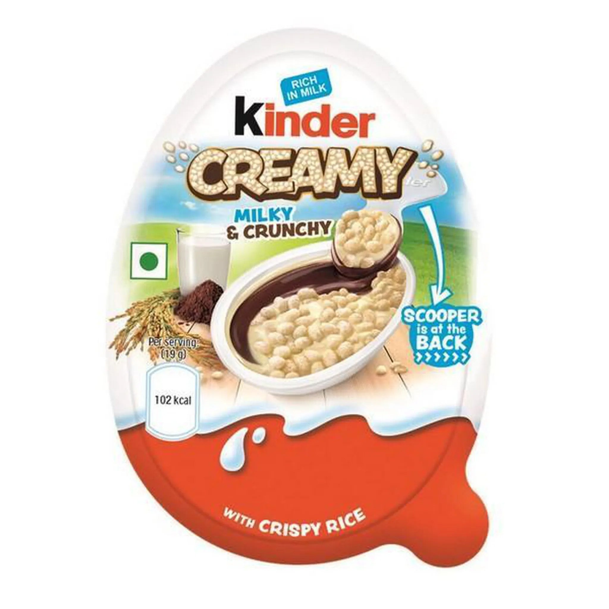 Kinder - Creamy "Milky & Crunchy" (19 g)