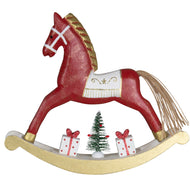 Deko - Holz "Schaukelpferd" einzeln (19 cm)