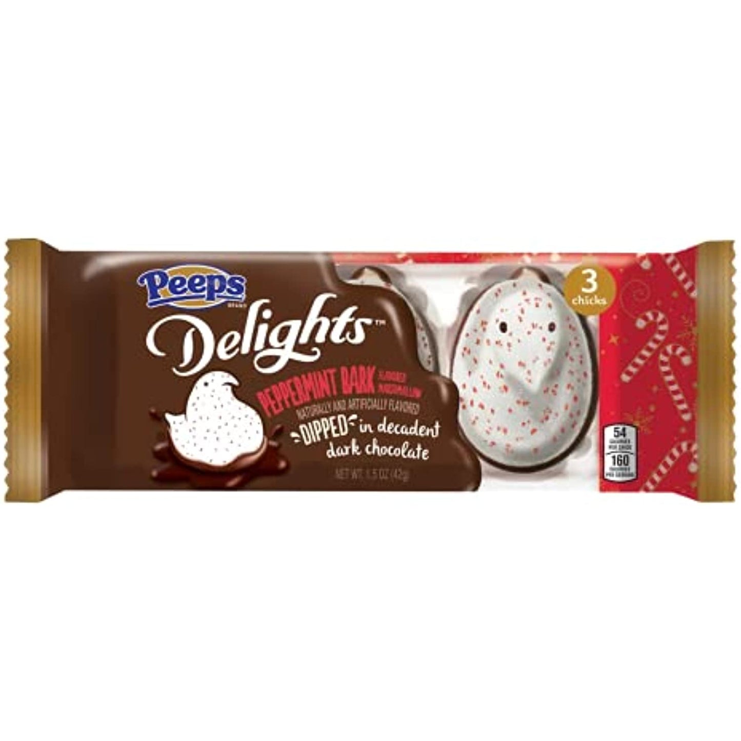 Peeps - Marshmallow "Delights Pepermint Bark" (42 g)