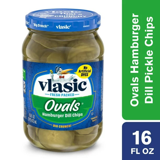vlasic - Ovals "Hamburger Dill Chips" (473 ml)