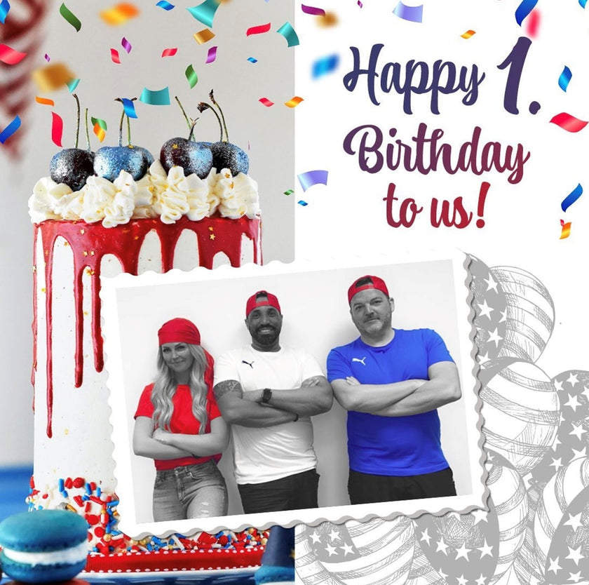 🎂 Happy 1. Birthday to us 🎂