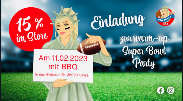 🏈 Unsere Super Bowl warm-up Party 🏉