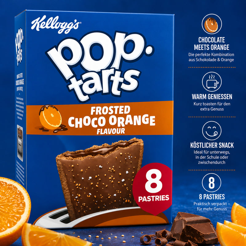 Kellogg's - Pop-Tarts "Frosted Choco Orange" (384 g)