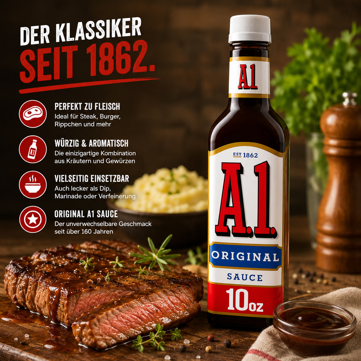 Kraft - A1 Steak Sauce "Original" (283 g)