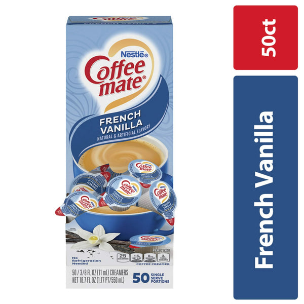 Nestle - Liquid Coffee Mate "French Vanilla" (50 x 11 ml)