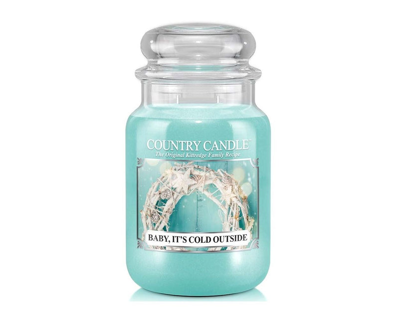 Country Candle - Large Jar - 2-Docht "Baby it's cold outside" (680 g)