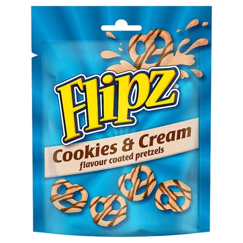 Flipz - flavour coated pretzels "Cookies & Creme" (90 g)