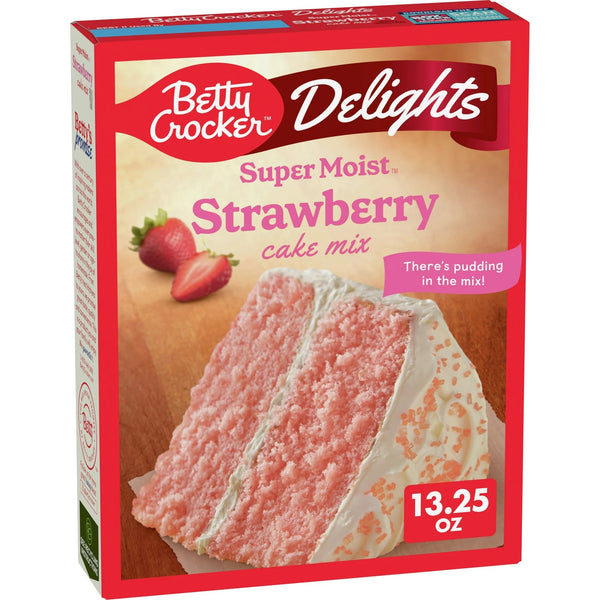 Betty Crocker - Super Moist Cake Mix "Strawberry" (375 g)