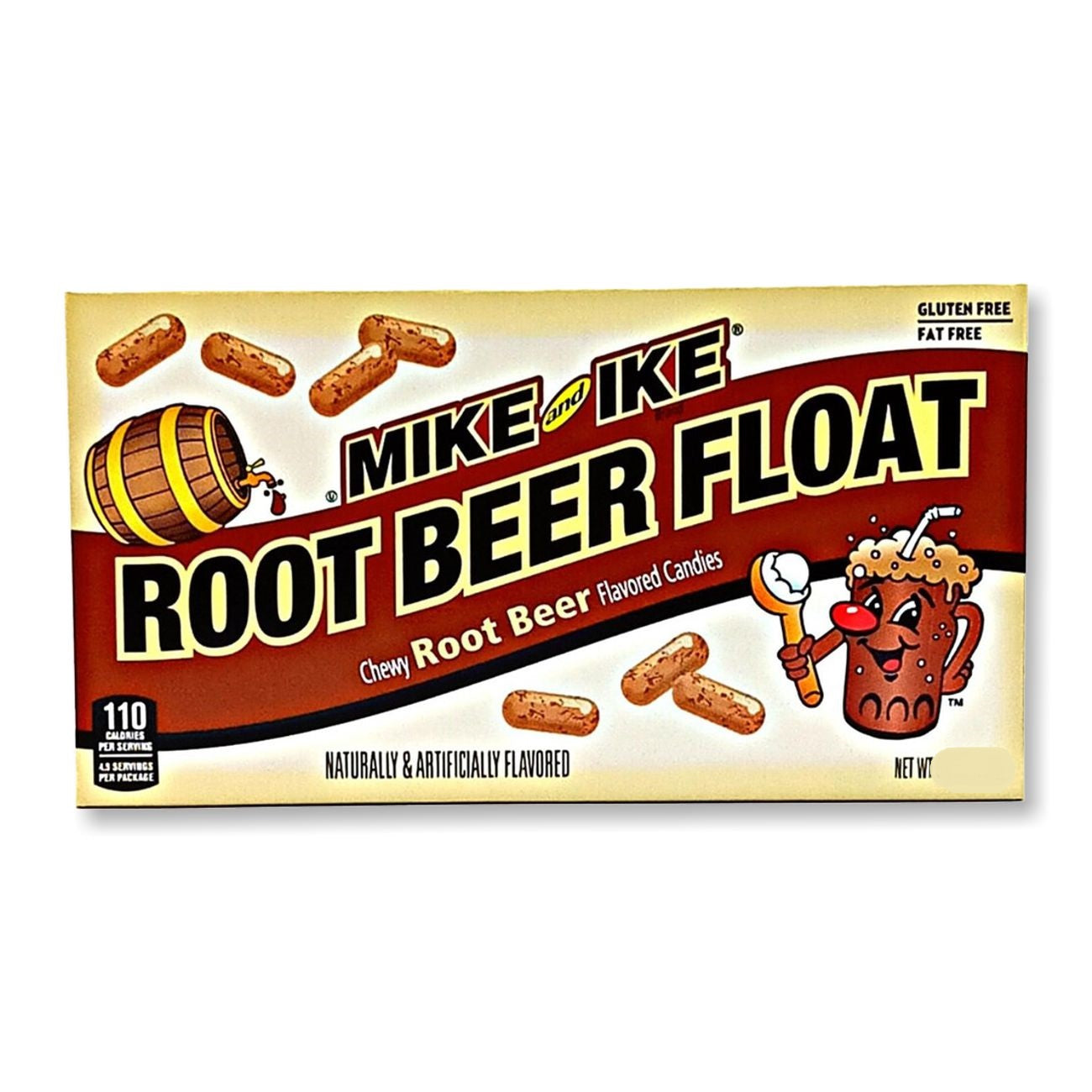 Mike and Ike - Chewy Flavored Candy "Root Beer Float" (120 g)