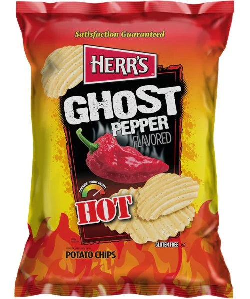 Herr's - HOT Potato Chips "Ghost Pepper" (170 g)