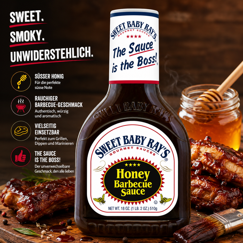 Sweet Baby Ray's - Barbecue Sauce "Honey" (510 g)