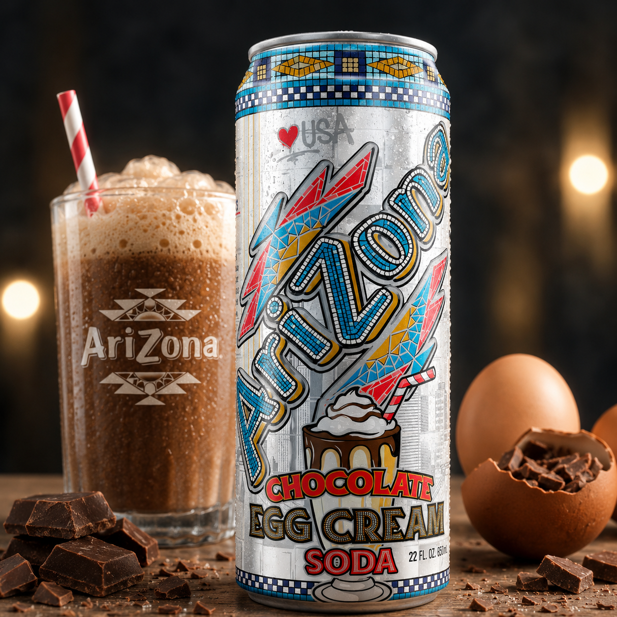 Arizona - Soda "Chocolate Egg Cream" (650 ml)