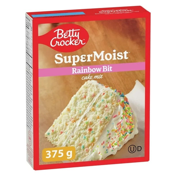 Betty Crocker - Super Moist Cake Mix "Party Rainbow Chip" (375 g)