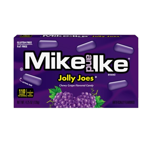 Mike and Ike - Chewy Flavored Candy "Jolly Joes Grape" (120 g)