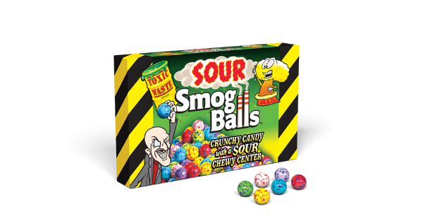 Toxic Waste - Crunchy Candy "Sour Smog Balls" (85 g)