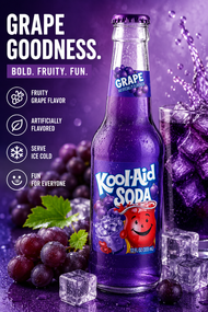Kool-Aid - Soda "Grape" (355 ml)