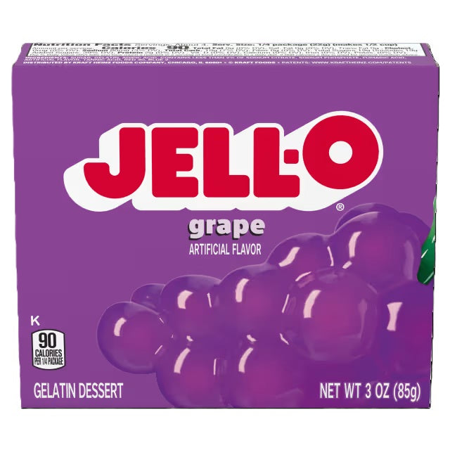 JELL-O - Instant Gelatin Dessert "grape" (85g)