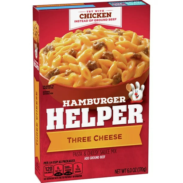Hamburger Helper "Three Cheese" (170 g)