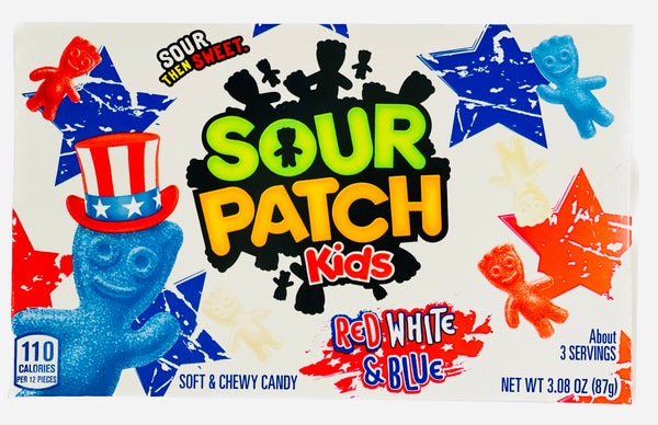 Sour Patch Kids - Soft & Chewy Candy "Red White & Blue" (87 g)