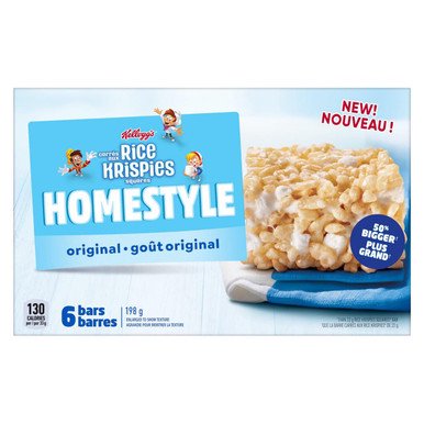 Kellogg's - Rice Krispies squares HOMESTYLE "Original" (198 g)