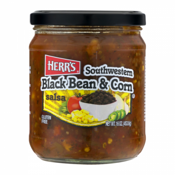 Herr's - Salsa Dip "Southwestern Black Bean & Corn" (453,6 g)