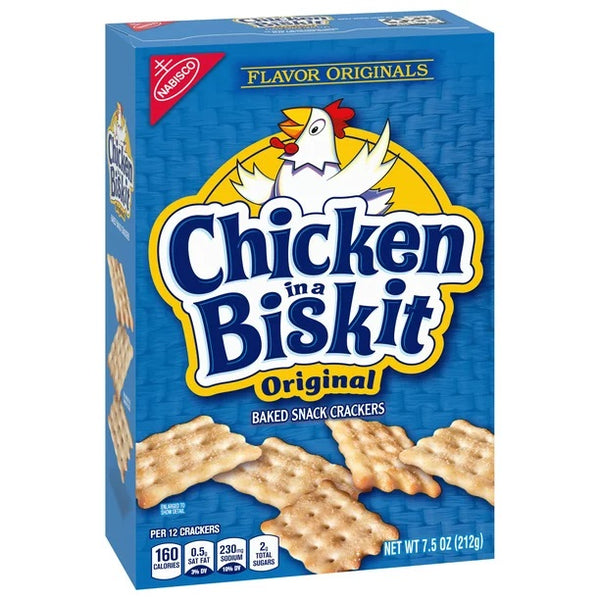 Nabisco - Baked Snack Crackers "Chicken in a Biskit" (212 g)