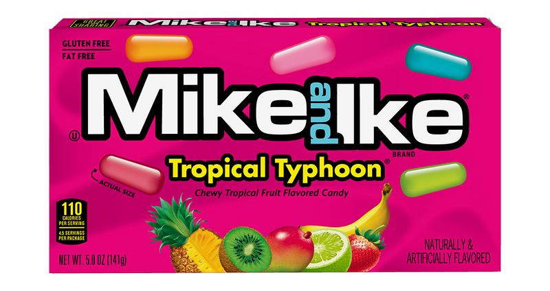 Mike and Ike - Chewy Flavored Candy "Tropical Typhoon" (22 g)