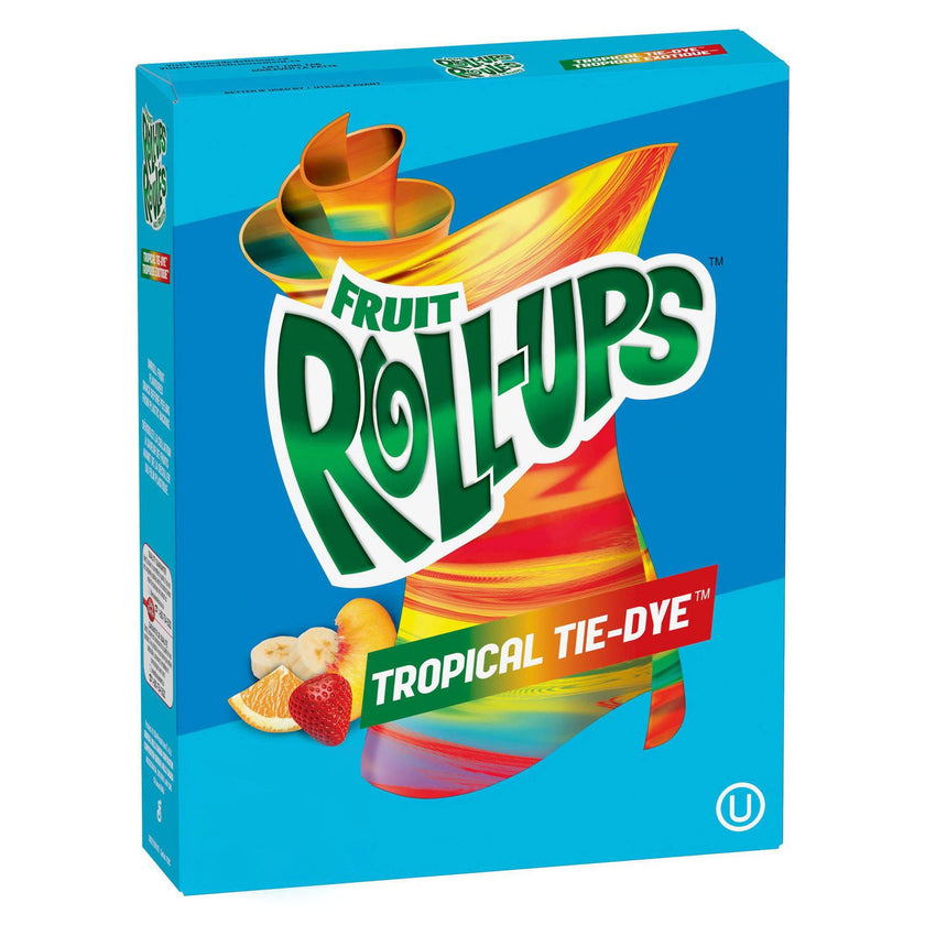Betty Crocker - Fruit Roll-Ups "Tropical Tie-Dye" (112 g)