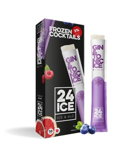 24 ICE - GIN & TONIC ICE & ALCOHOL (65 ml)