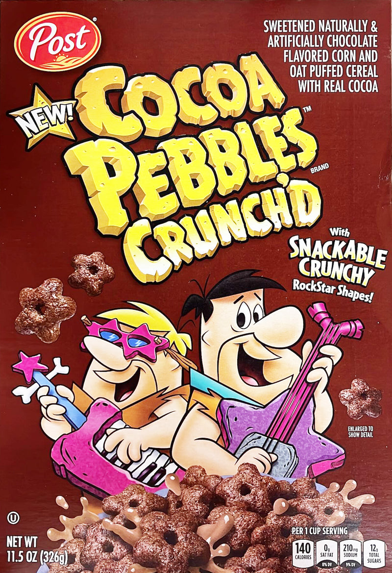 Post - Cereal "Cocoa Pebbles Crunch'd" (326g)