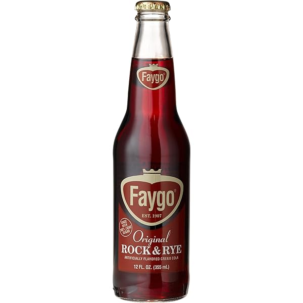 Faygo - Soda "ROCK & RYE" (355 ml) - GLASS