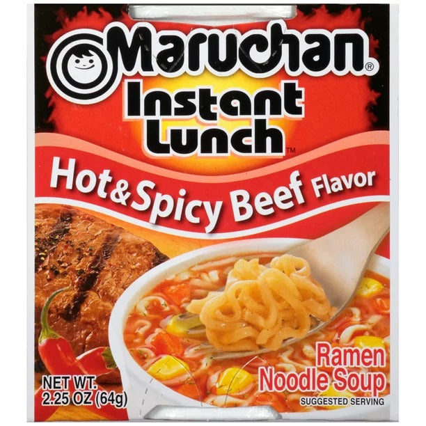 Maruchan - Instant Lunch "Hot & Spicy Beef" (64 g)