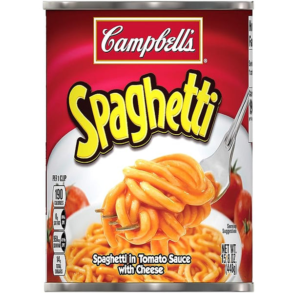 Campbell's - Spaghetti "Spaghetti in Tomato Sauce with Cheese" (448 g)