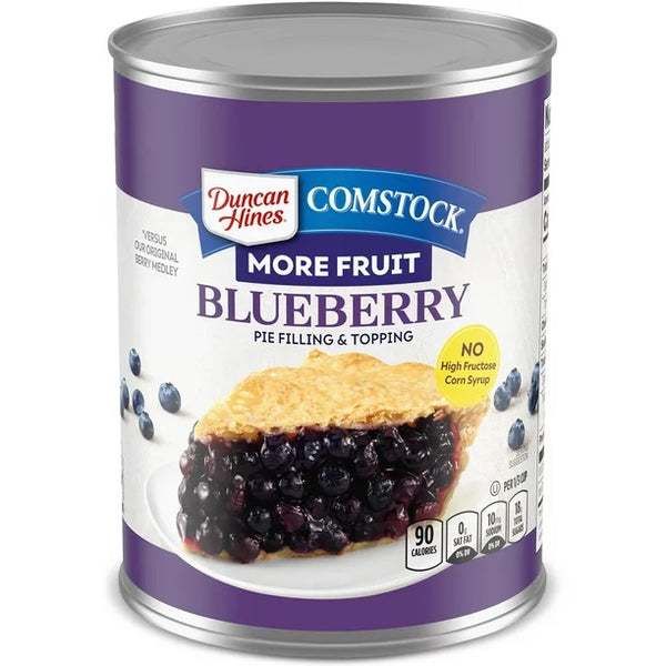 Duncan Hines - Comstock Pie Filling & Topping "Blueberry" (595 g)