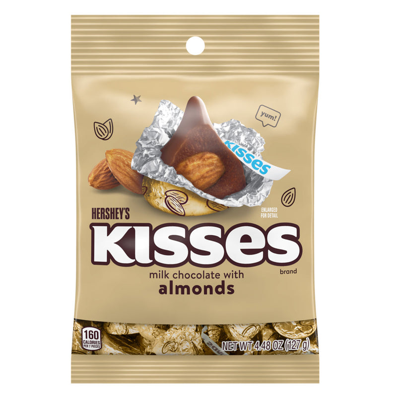 Hershey's - Kisses "Milk Chocolate with Almonds" (127 g)