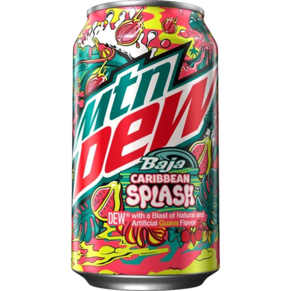 Mtn Mountain Dew - "Baja Caribbean Splash" (355 ml)