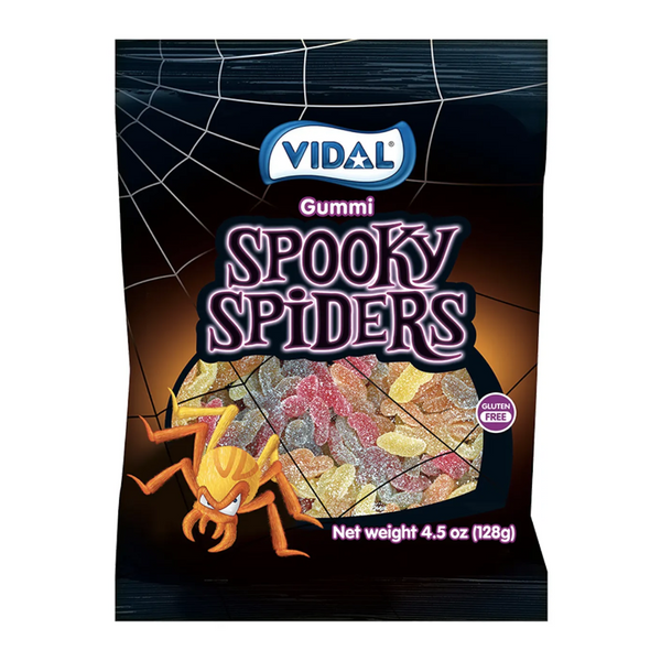 Vidal - Gummi "Spooky Spiders" (127 g)
