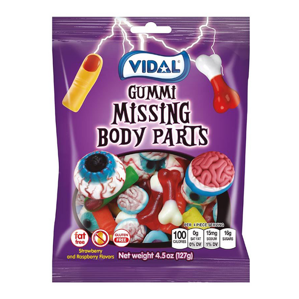 Vidal - Gummi "Missing Body Parts" (127 g)