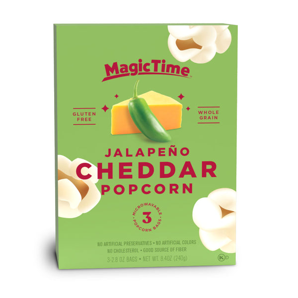 MagicTime - Microwave PopCorn "Jalapeno CHEDDAR" (240 g)