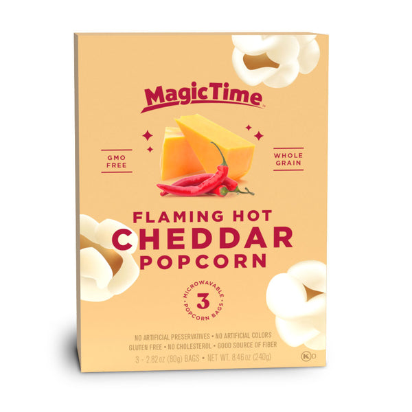 MagicTime - Microwave PopCorn "Flamin Hot CHEDDAR" (240 g)